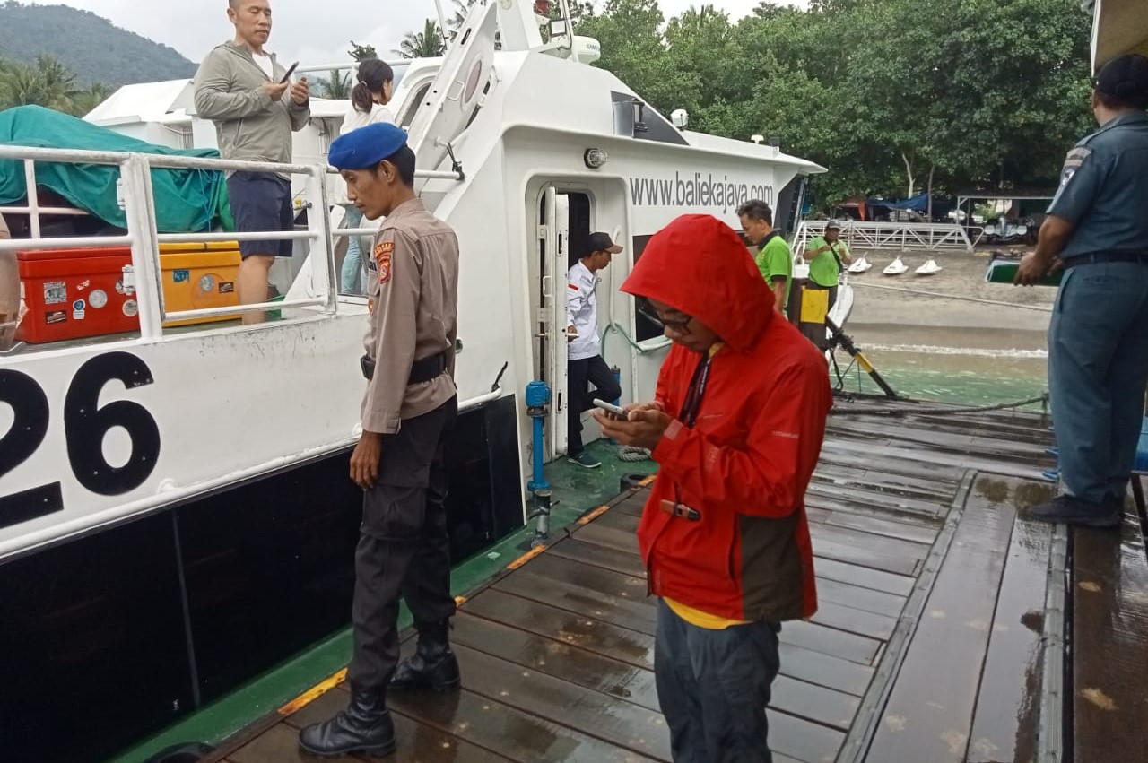 Subsatgas Polair Polres Lombok Barat Gelar Patroli dan Sosialisasi Pemilu Serentak