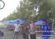 Sat Polairud Polres Lombok Barat Patroli Pantai Cemare Cegah Tindak Pidana 3C dan Jaga Kamtibmas Menjelang Pemilu 2024