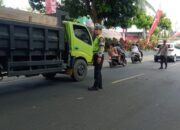 Polres Lombok Barat Gelar Gatur Lantas di Jalan Batulayar Antisipasi Macet dan Laka Lantas