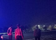 Berpatroli di Malam Hari, Polsek Labuapi Ciptakan Situasi Aman dan Kondusif