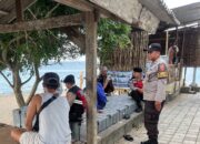 Patroli rutin oleh Polsek Sekotong di Dermaga Tembowong