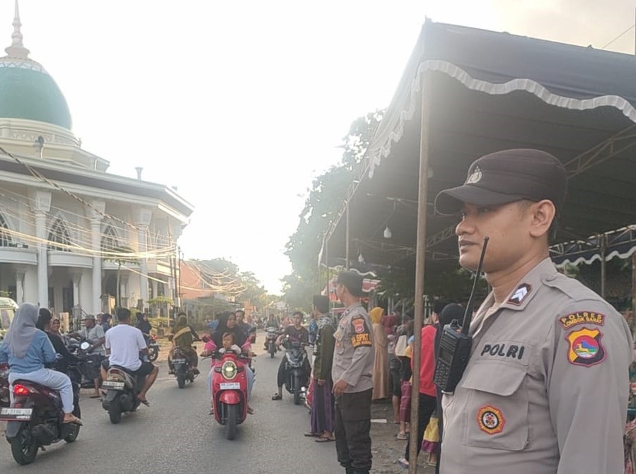 Polsek Kuripan Gelar Patroli Sore dan Pantau Arus Lalin Jelang Buka Puasa