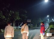 Patroli Malam Polsek Gerung Ciptakan Situasi Aman di Jalur Bypass Bil 1 dan Bil 2