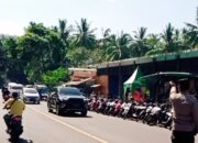 Libur Akhir Pekan, Polsek Batulayar Sisir Jalan Raya dan Makam Keramat Batulayar, Cegah Kejahatan