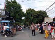 Polres Lombok Barat Amankan Pasar Sore Tradisional Paok Kambut, Arus Lalu Lintas Lancar dan Aman