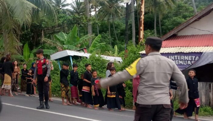 Nyongkolan di Dusun Tawun Lancar dan Aman Berkat Pengamanan Polsek Sekotong