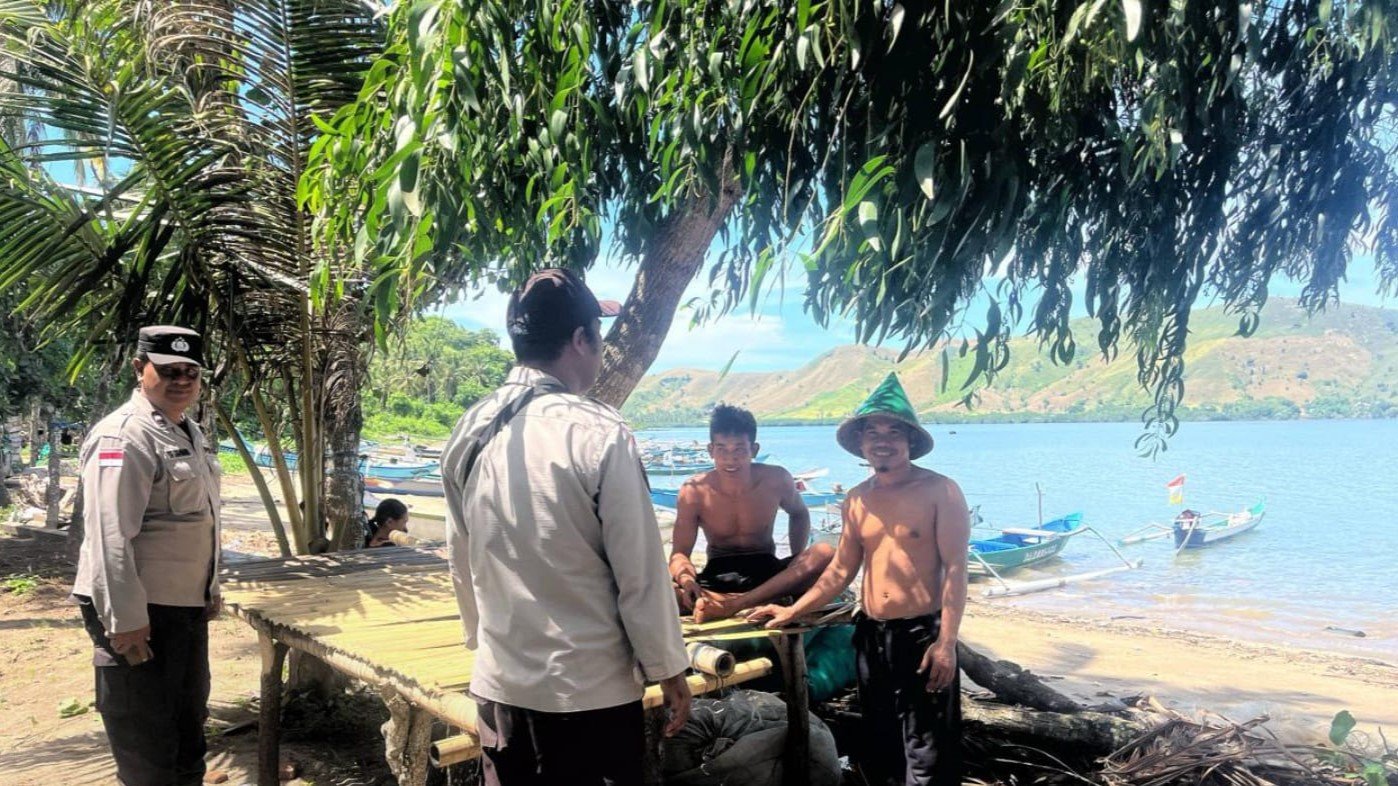 Polsek Sekotong Jaga Keamanan Pulau Sepatang