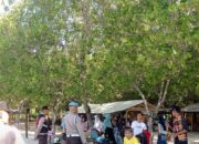 Patroli Rutin Polsek Sekotong Jaga Kamtibmas di Pantai Elak-Elak