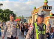 Polsek Sekotong Kawal Tradisi Nyongkolan di Lombok Barat, NTB: Arak-arakan Meriah Berjalan Aman dan Lancar