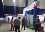 Patroli Blue Light Polsek Sekotong Jaga Keamanan SPBU Sayong dari 3C