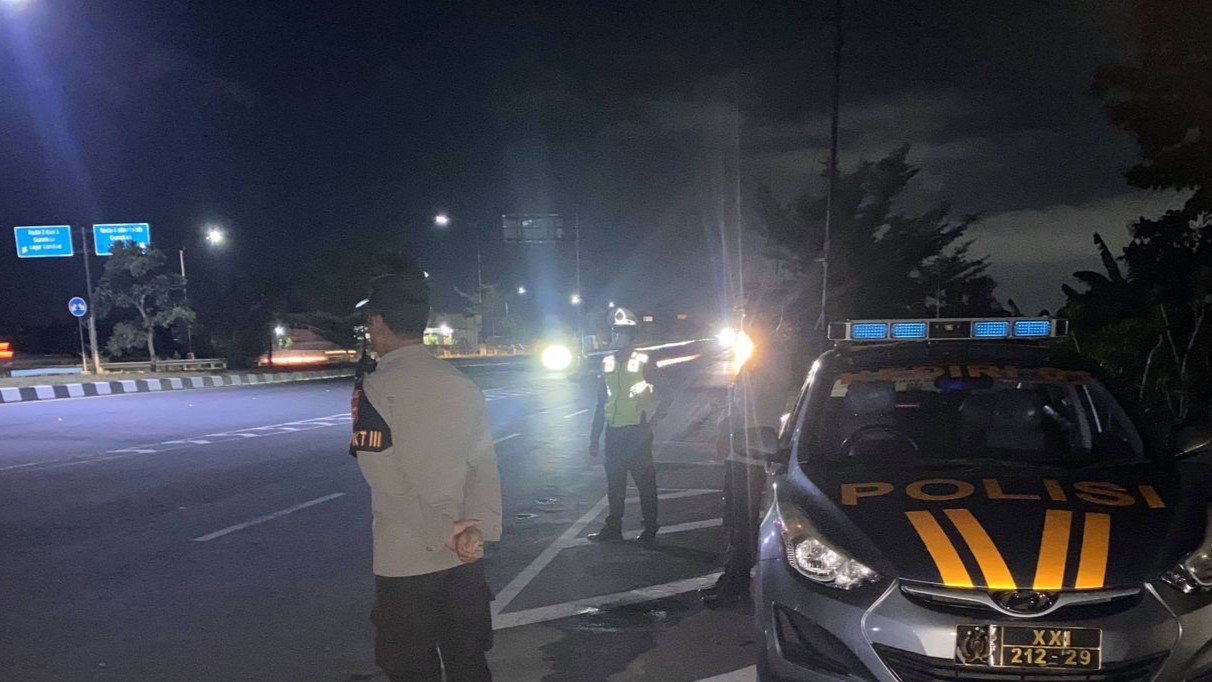 Polsek Kediri Jaga Malam, Patroli Bypass BIL I & II, Tekan 3C dan Balap Liar