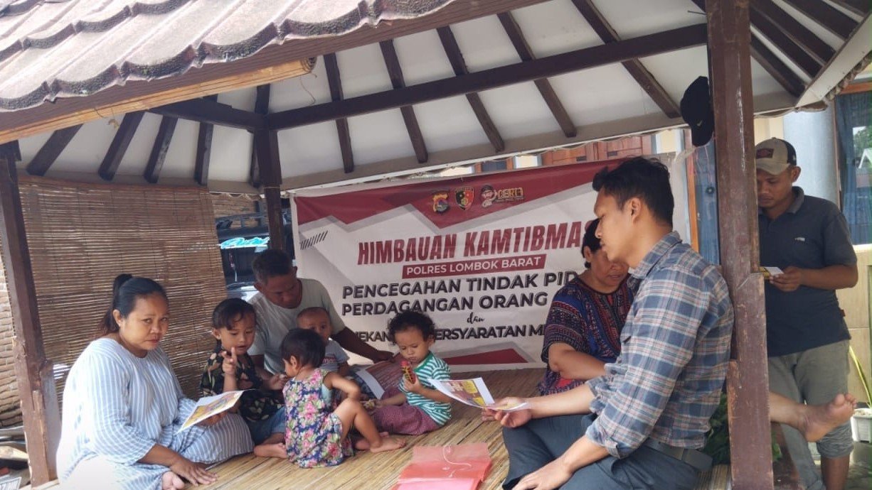 Polsek Sekotong Gencar Sosialisasi TPPO