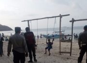 Pantai Elak-Elak Aman! Polsek Sekotong Giatkan Patroli, Wisatawan Diimbau Waspada