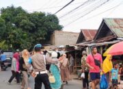 Pengamanan Ketat Polsek Labuapi di Pasar Paok Kambut