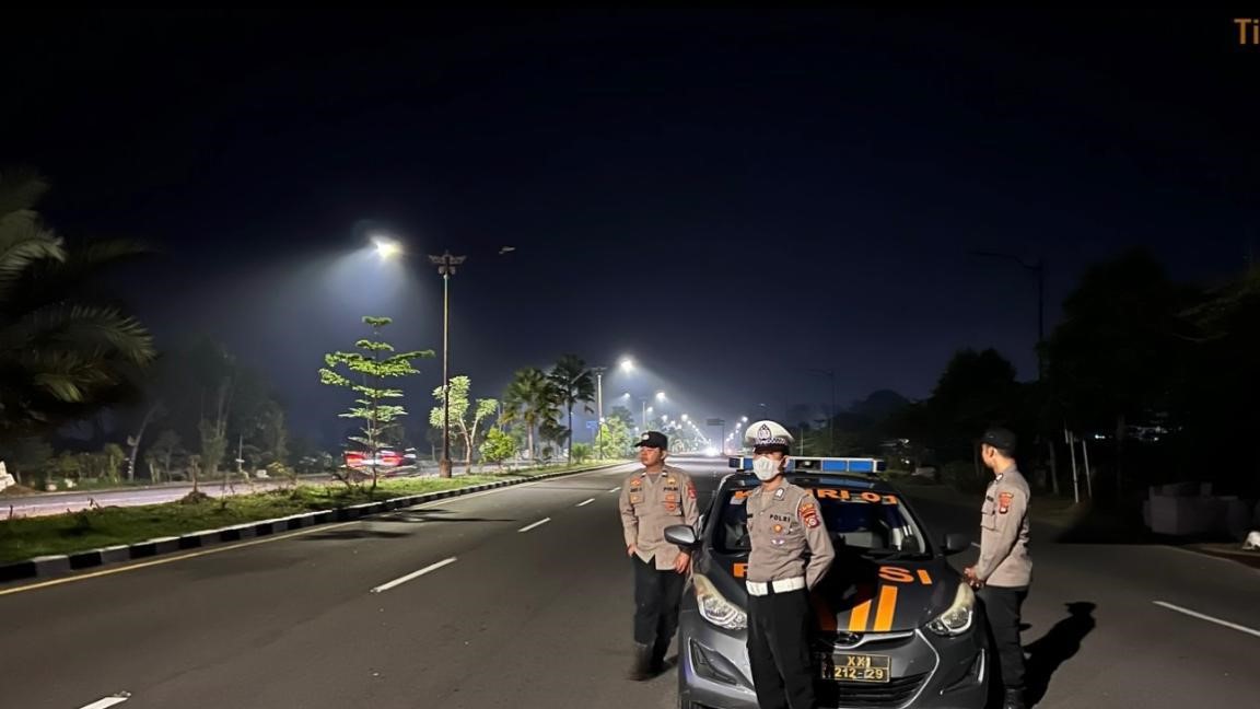 Patroli Blue Light Polsek Kediri