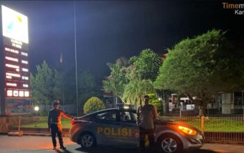 Patroli Blue Light Polsek Kediri Cegah 3C dan Balap Liar di Lombok Barat