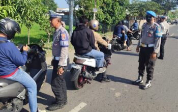 Polisi Lombok Barat Gelar Operasi Kendaraan di Bill 2