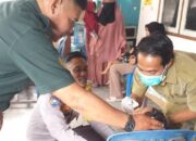 TNI-Polri dan Masyarakat Bersatu Lawan Polio di Kediri