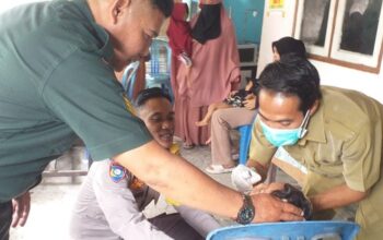 Polri dan Masyarakat Bersatu Lawan Polio di Kediri