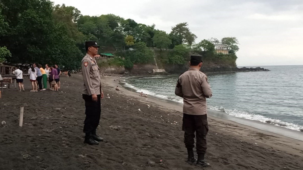 Polsek Batulayar Patroli Intensif di Lokasi Wisata Senggigi