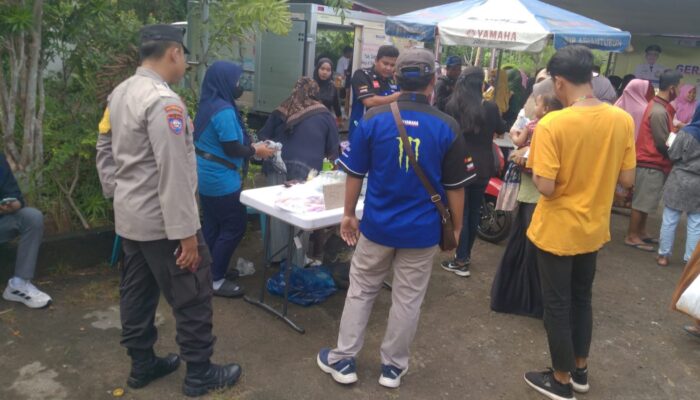 Polsek Kediri Amankan Gerakan Pangan Murah, Jaga Stabilitas Harga Pangan