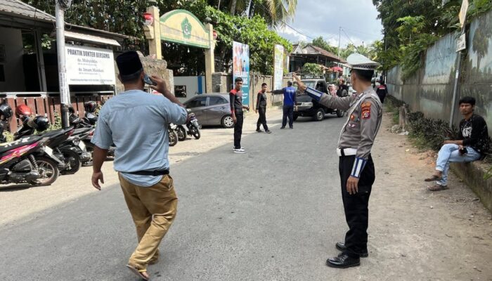 Polsek Kediri Amankan Kedatangan Santri Baru di Pondok Pesantren Nurul Hakim