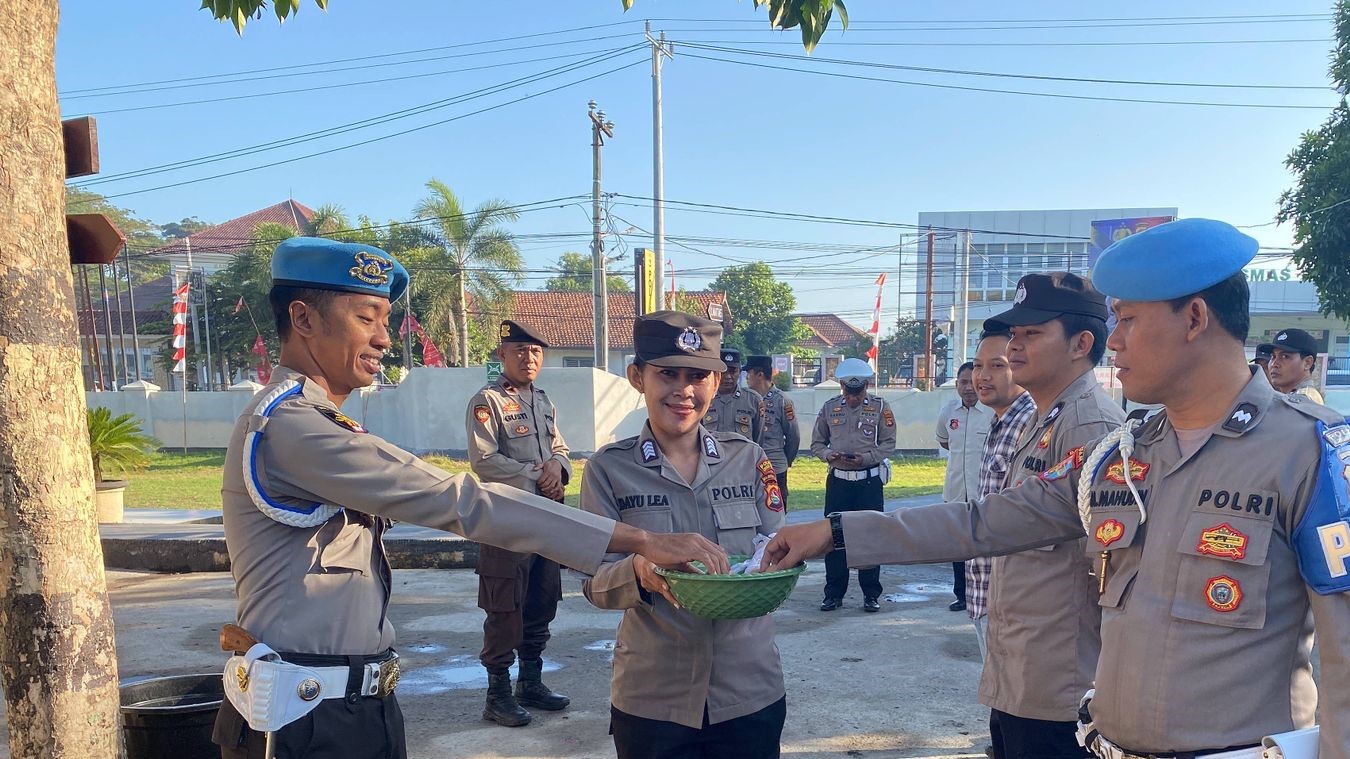 Polsek Kediri Konsisten Perangi Stunting dengan Telur, 63 Minggu Berturut-turut