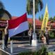 Bendera Merah Putih Berkibar Gagah di Polres Lombok Barat, Inspirasi Negeri!