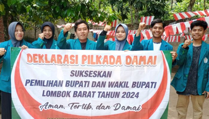 Deklarasi Pilkada 2024, Polres Lombok Barat dan Mahasiswa Siapkan Keamanan Menjelang Pilkada