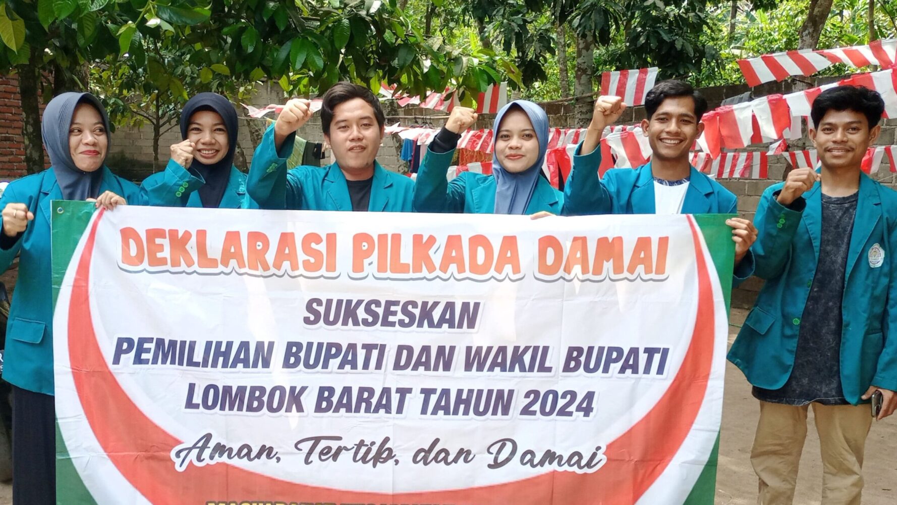 Deklarasi Pilkada 2024, Polres Lombok Barat dan Mahasiswa Siapkan Keamanan Menjelang Pemilu