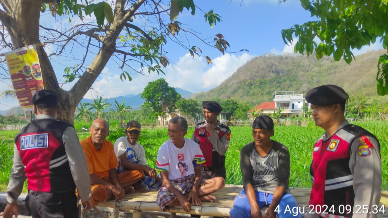 Jaga Kondusivitas Jelang Pilkada, Polres Lombok Barat Patroli Kantor Bawaslu dan KPU