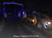 Patroli Blue Light di Perbatasan Desa Montong Are dan Bilibante