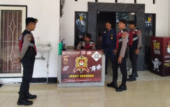 Polres Lombok Barat Lakukan Patroli di Kantor Bawaslu dan KPU Jelang Pilkada 2024