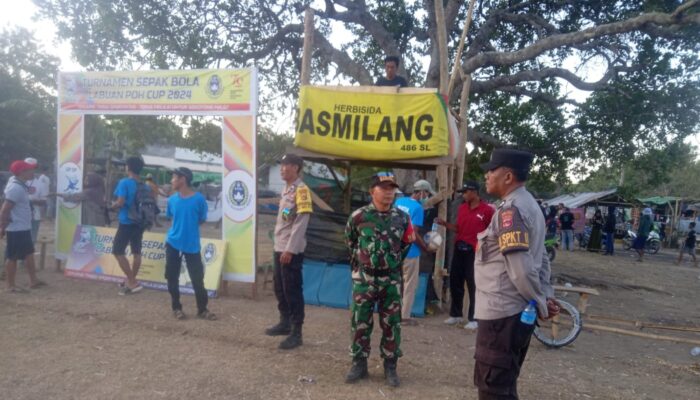 Polsek Sekotong Amankan Labuhan Poh Cup 2024, Jalannya Pertandingan Lancar!