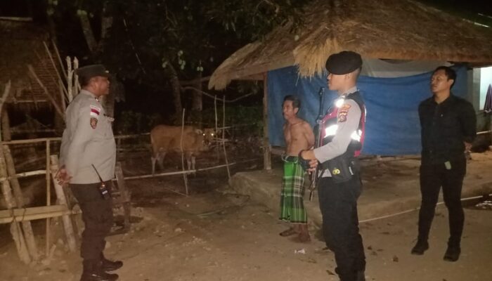 Patroli Rutin di Sekotong: Polisi Cegah 3C dan Jaga Keamanan Warga