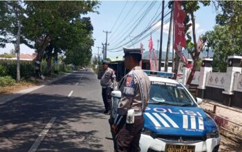 Polres Lombok Barat Pantau Kelancaran Lalu Lintas Pemilukada Serentak 2024