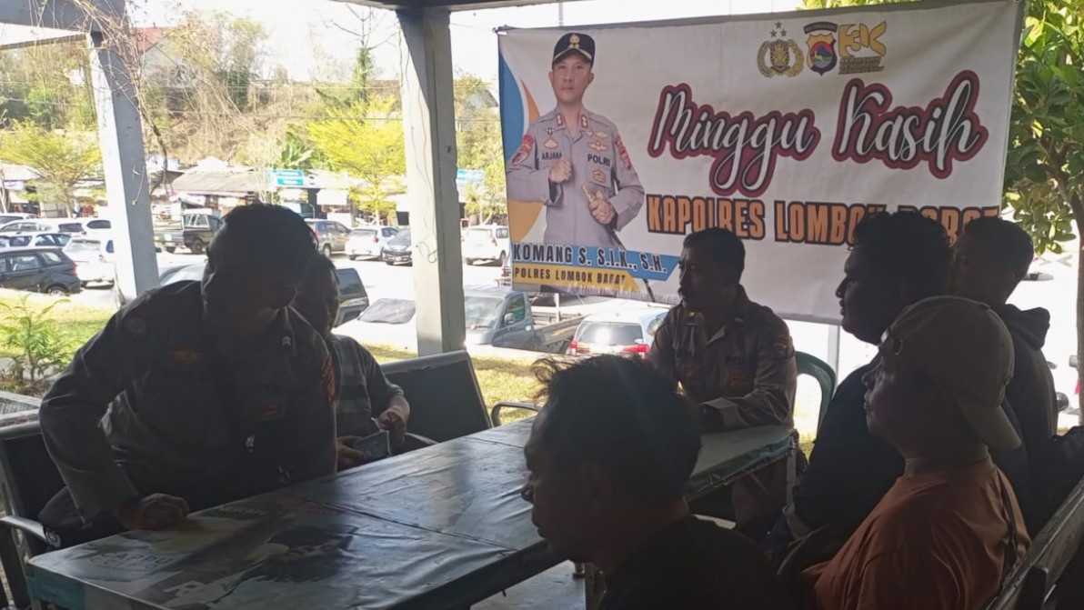 Minggu Kasih Polres Lombok Barat Jembatani Keluhan Warga Pelabuhan Lembar