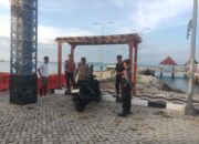 Patroli Rutin Polsek Sekotong, Pastikan Keamanan Wisata di Dermaga Tawun