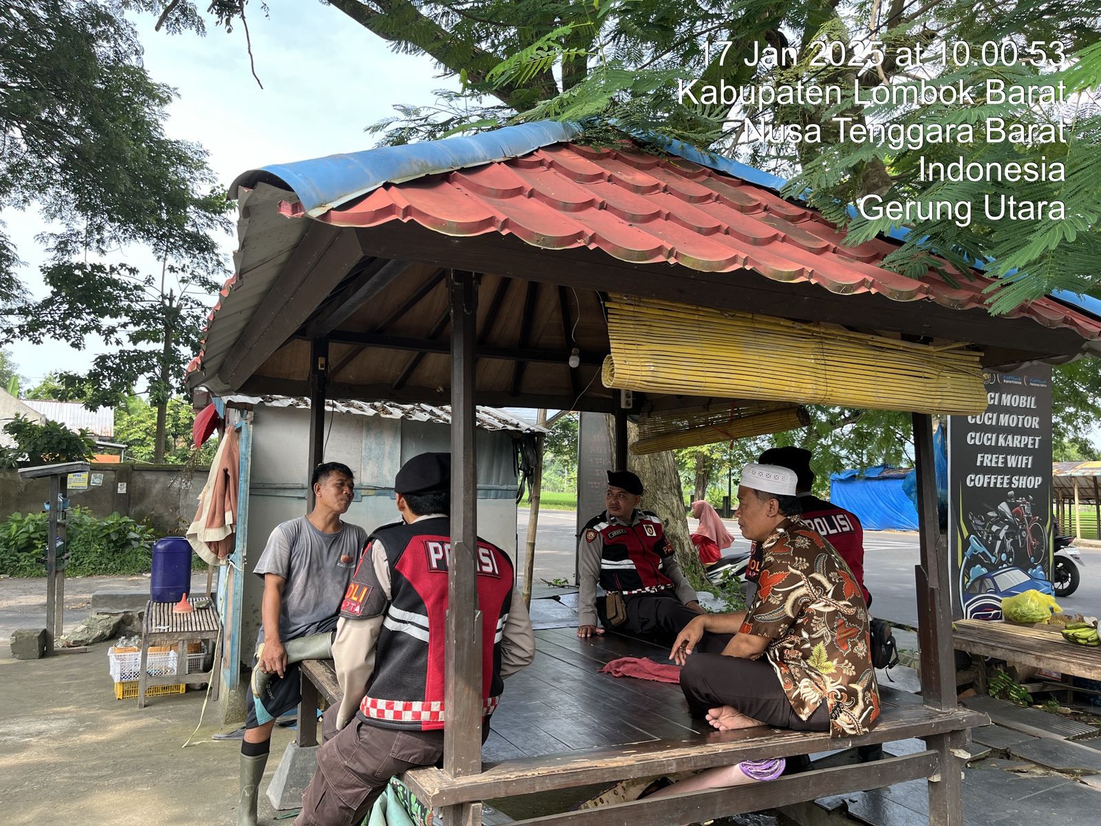 KEMOS 110 Hadir di Lombok Barat, Polisi Dekati Warga Lewat Patroli Dialogis