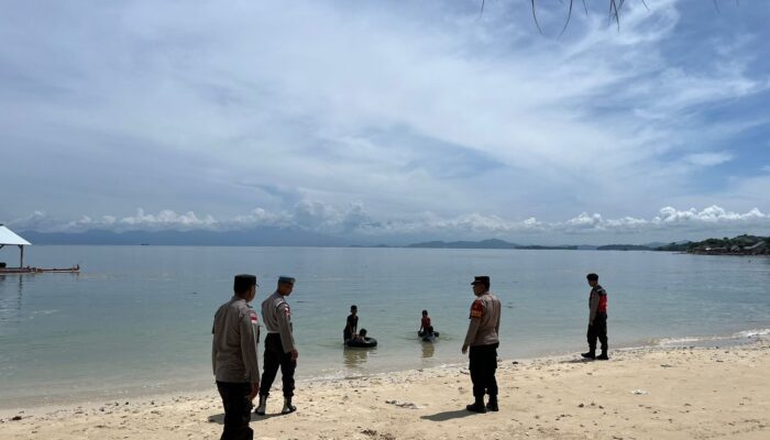 Antisipasi 3C, Polsek Sekotong Gelar KRYD di Obyek Wisata Pantai Elak-Elak