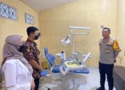 Poli Gigi Baru di Polres Lombok Barat, Kapolres Jadi Pasien Pertama