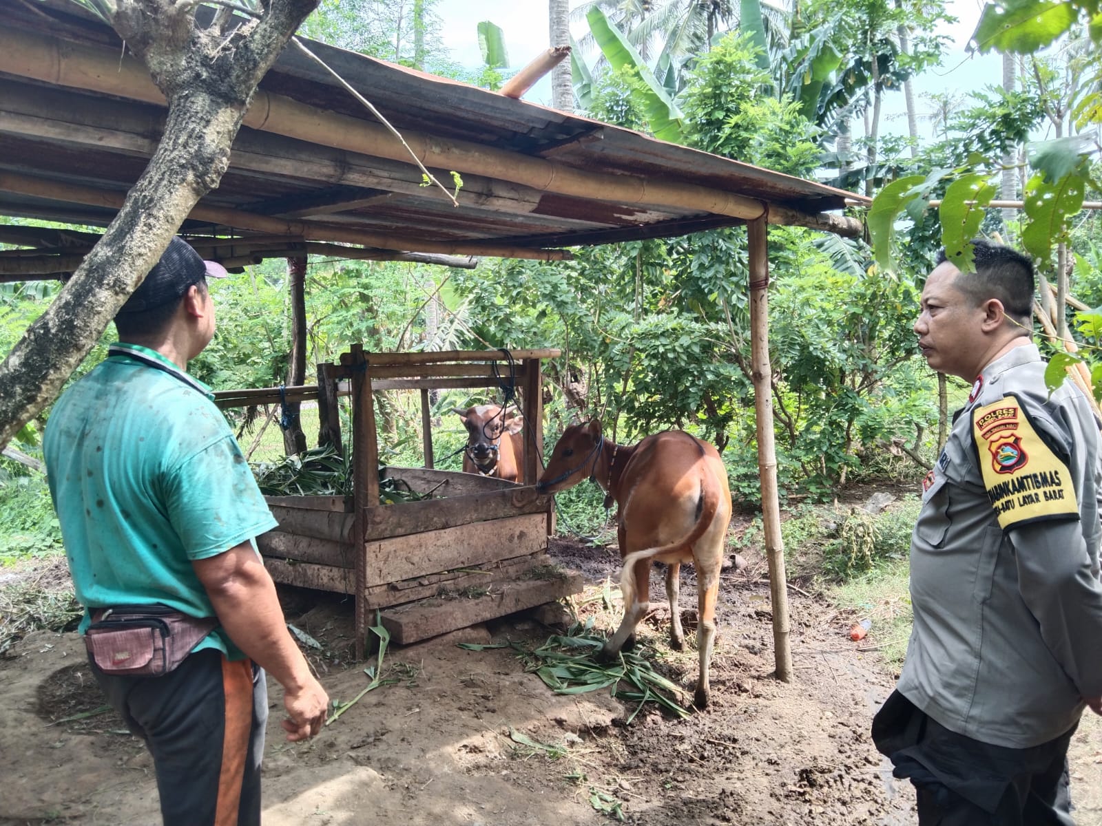 Bhabinkamtibmas Batulayar Barat Jalin Silaturahmi, Sosialisasi Program Ketahanan Pangan P2B