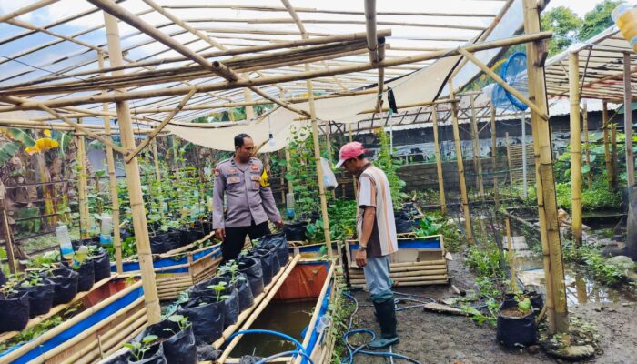 Polsek Labuapi Dukung Ketahanan Pangan Lewat Program Sambang Desa
