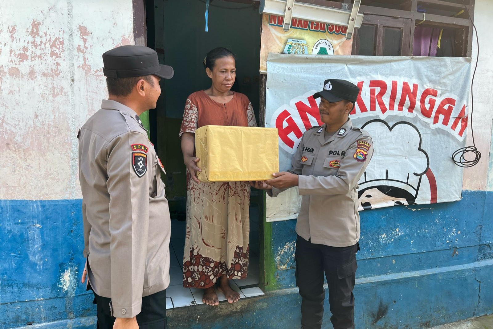Program Nutrisi Mantap Polres Lobar, Wujud Kepedulian Polri bagi Masyarakat