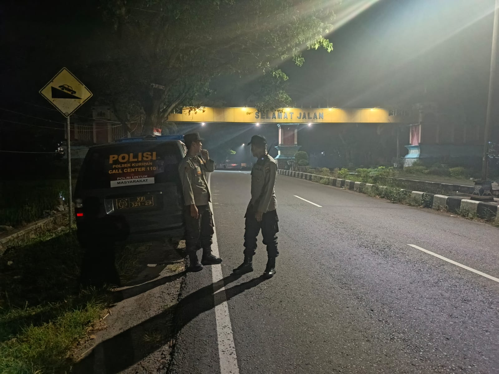 olsek Kuripan Intensifkan Patroli Malam Demi Keamanan Jalan Bypass