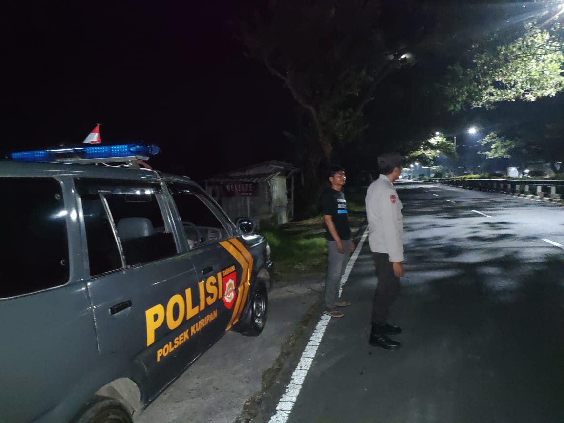 Polsek Kuripan Intensifkan Patroli Malam Cegah Kejahatan di Jalur BIL