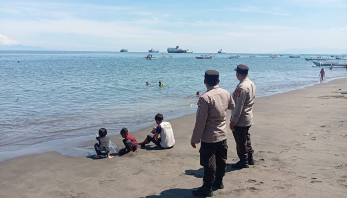 Patroli KRYD Polsek Lembar, Wujudkan Rasa Aman di Pantai Cemara