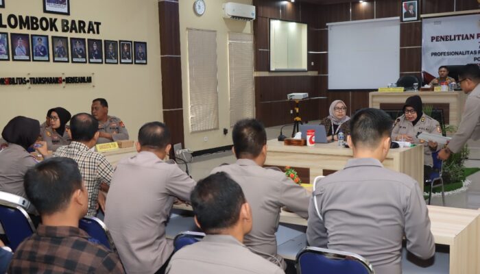 Mitigasi Pelanggaran Etik, Puslitbang Polri Teliti Kinerja di Polda NTB