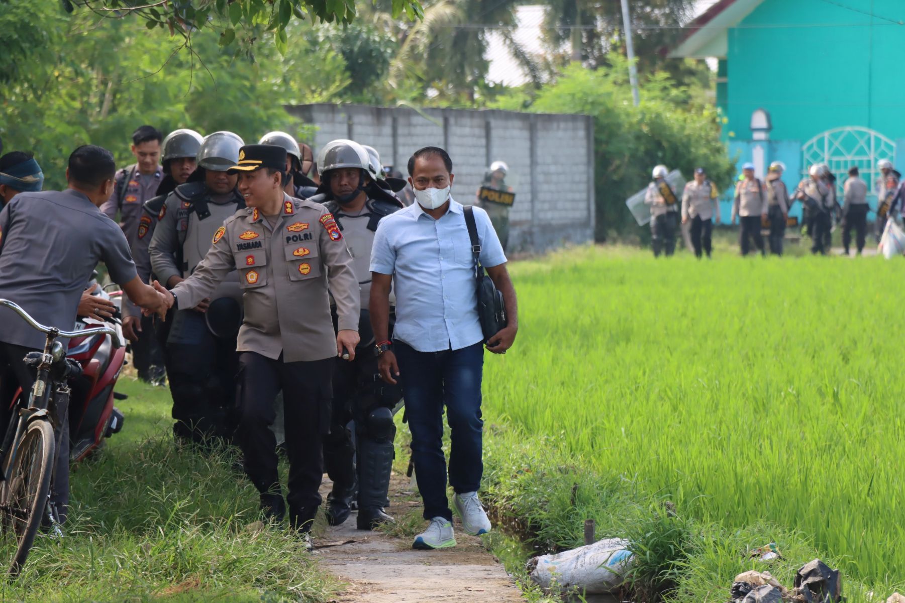 Eksekusi Lahan di Gerung, Polri Tunjukkan Pendekatan Humanis