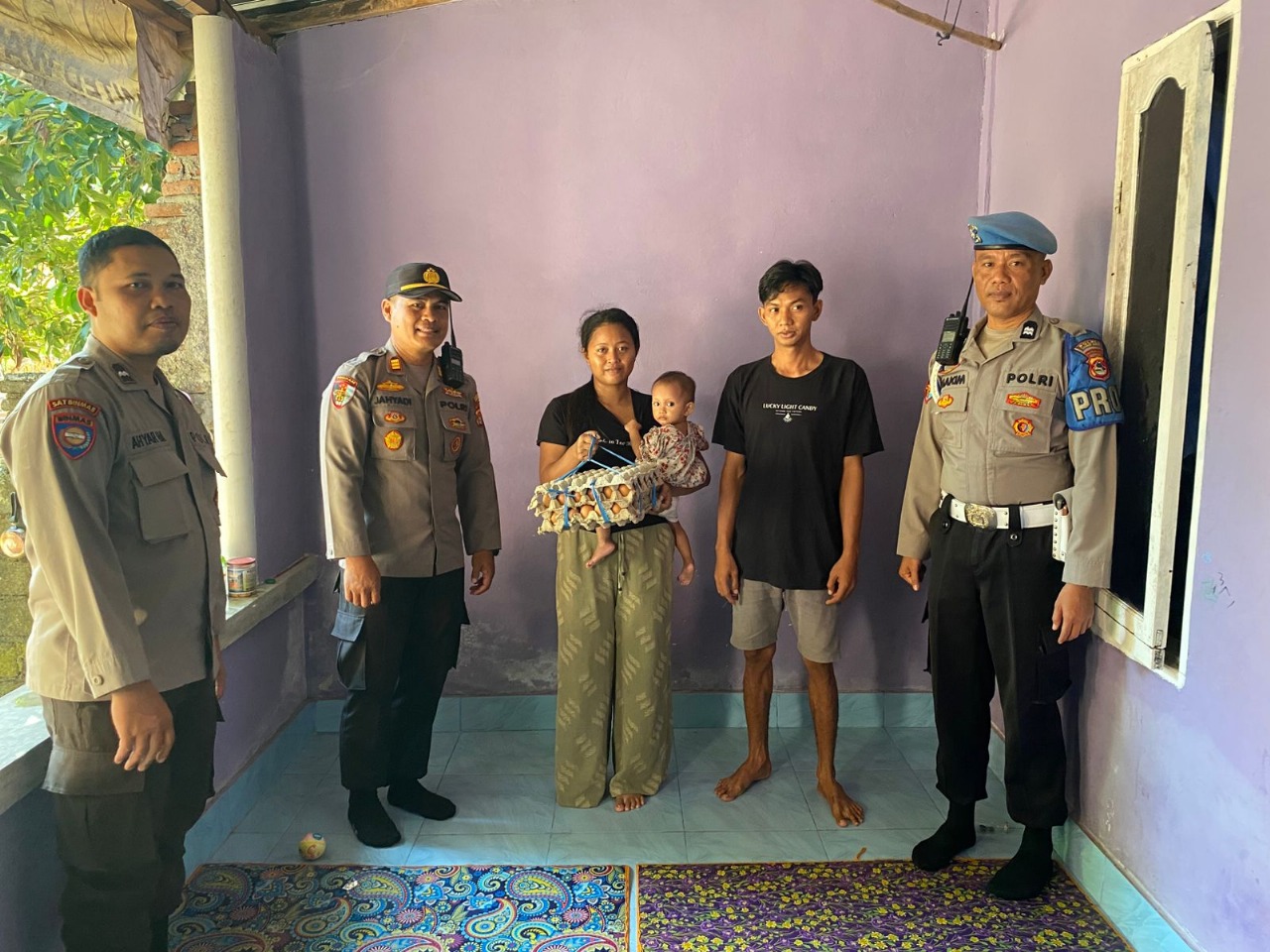 108 Kali Aksi, Polsek Kediri Tekun Perangi Stunting di Lombok Barat